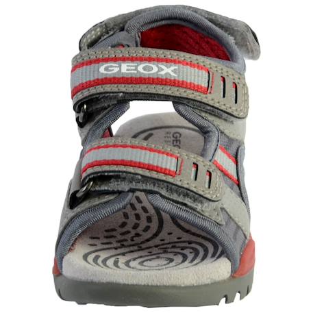 Sandales  à scratch Grey red 4 - vertbaudet enfant 