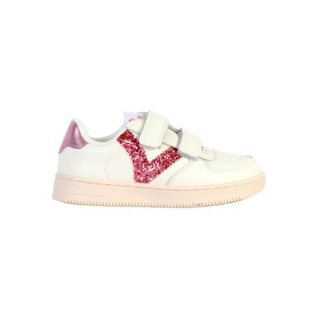 Baskets basses  à scratch Leopard+Petalo+Rose 7 - vertbaudet enfant 