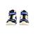 Baskets montantes  à scratch Navy royal+Noir jaune 5 - vertbaudet enfant 