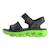 Sandales  à scratch Charbon citron vert 2 - vertbaudet enfant 