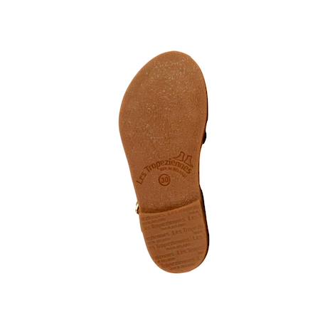 Sandales en cuir  à brides Tan 6 - vertbaudet enfant 