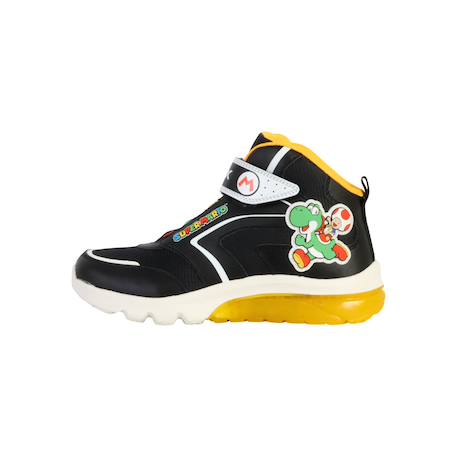 Baskets montantes  à scratch Navy royal+Noir jaune 8 - vertbaudet enfant 