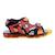 Sandales en cuir à scratch Marine royal+Noir rouge 7 - vertbaudet enfant 