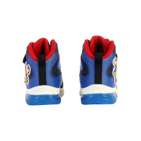 Baskets montantes  à scratch Navy royal+Noir jaune 4 - vertbaudet enfant 