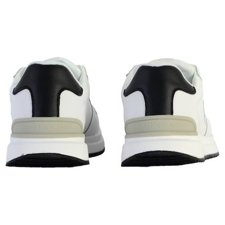 Baskets basses  à lacets Blanc noir+Noir blanc+Noir gris blanc 4 - vertbaudet enfant 
