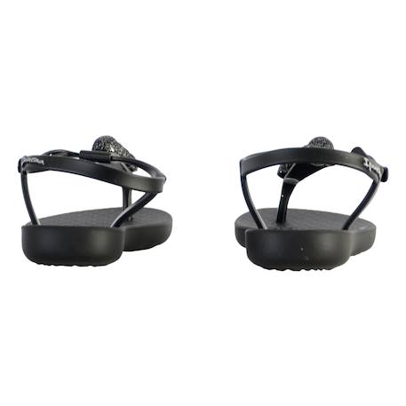 Sandales  à brides Noir noir+Rouge rouge 4 - vertbaudet enfant 