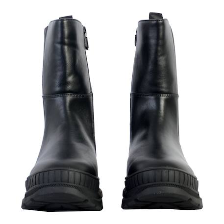 Bottines  à scratch Noir 5 - vertbaudet enfant 