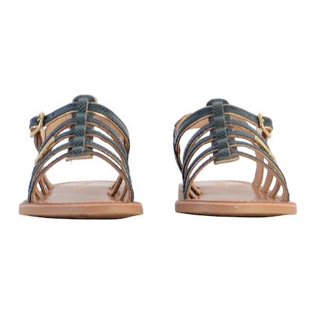 Sandales en cuir  à brides Marine+Tan 5 - vertbaudet enfant 