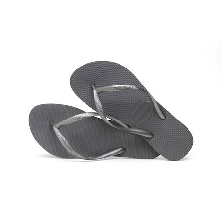Tongs  à enfiler Gris 5 - vertbaudet enfant 