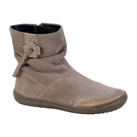 Bottes en cuir à fermeture éclair Smoke grey 1 - vertbaudet enfant 