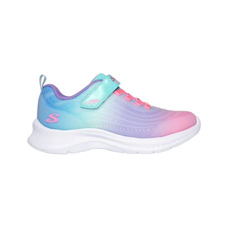 Baskets basses  à scratch Rose multi+Turquoise multi 6 - vertbaudet enfant 