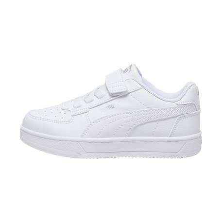 Baskets basses  à scratch Blanc+Blanc rouge fire bleu+Puma noir puma blanc 2 - vertbaudet enfant 