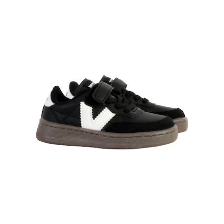 Baskets basses  à scratch Blanco+Noir 9 - vertbaudet enfant 