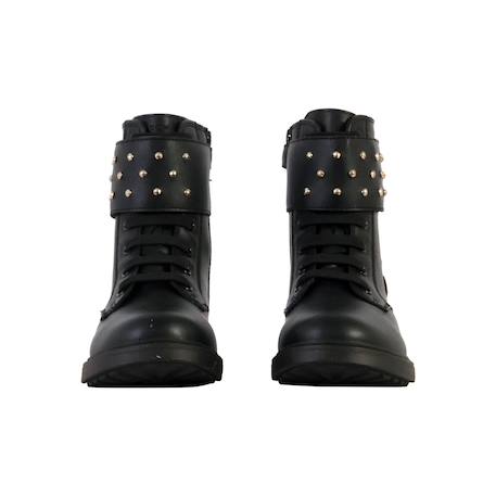 Bottines  à scratch Noir 5 - vertbaudet enfant 