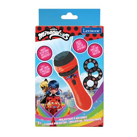 Projecteur à histoires et lampe torche miraculous Rouge 5 - vertbaudet enfant 