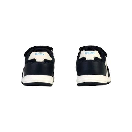 Baskets basses  à scratch Marine blanc 4 - vertbaudet enfant 