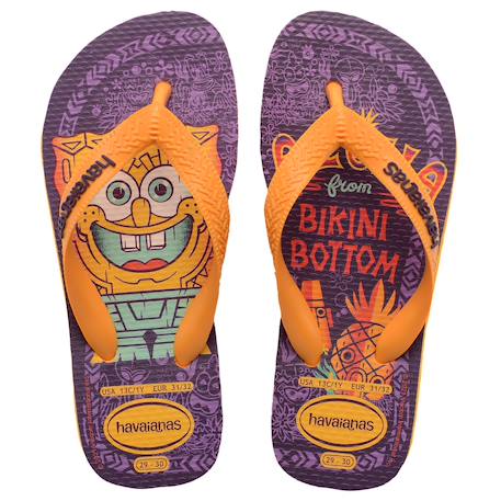 Tongs  à enfiler Orange citron 2 - vertbaudet enfant 