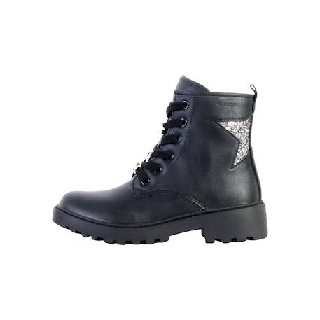 Bottes  à lacets Noir argent sombre 2 - vertbaudet enfant 