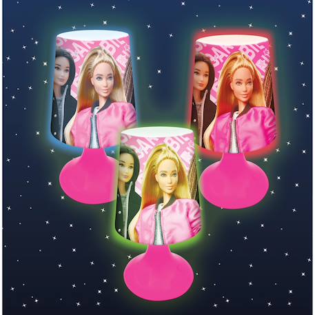 Mini lampe de chevet veilleuse sans fil barbie Rose 2 - vertbaudet enfant 