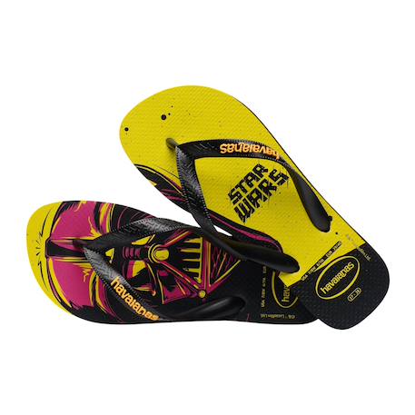 Tongs Star wars Clay bleu marine+Noir blanc+Noir jaune+Orange 12 - vertbaudet enfant 