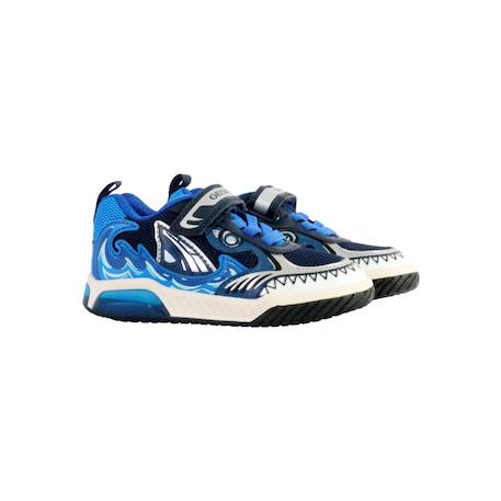 Baskets basses  à scratch Navy bleu clair 3 - vertbaudet enfant 