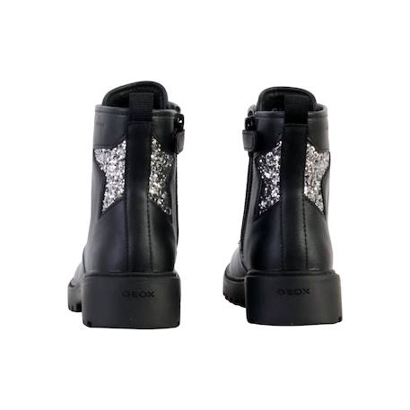 Bottes  à lacets Noir argent sombre 4 - vertbaudet enfant 