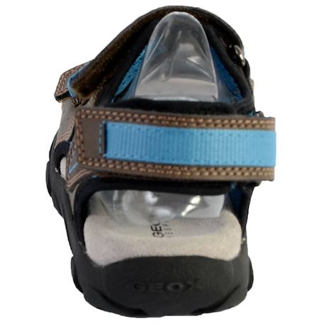 Sandales  velours  à scratch Brown avio+Navy grey+Navy red 3 - vertbaudet enfant 