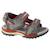 Sandales  à scratch Grey red 1 - vertbaudet enfant 
