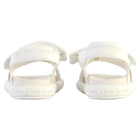 Sandales  à scratch Beige blanc 4 - vertbaudet enfant 