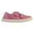 Tennis enfant à scratch Kaki enz+Rose 7 - vertbaudet enfant 