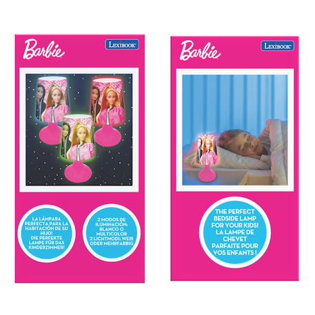 Mini lampe de chevet veilleuse sans fil barbie Rose 4 - vertbaudet enfant 