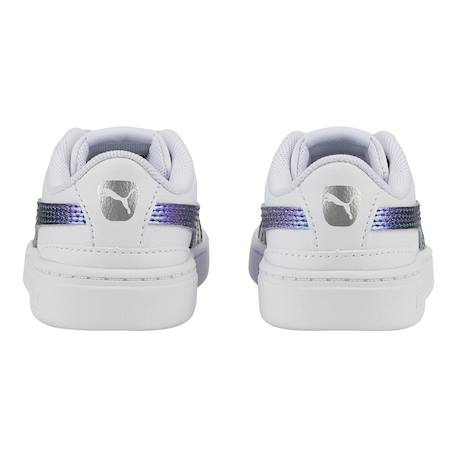 Baskets basses à lacets Blanc argent 4 - vertbaudet enfant 