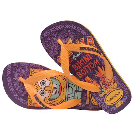 Tongs  à enfiler Orange citron 4 - vertbaudet enfant 