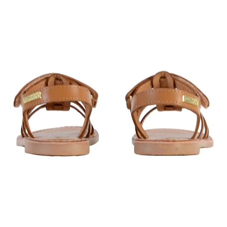 Sandales en cuir  à brides Miel 4 - vertbaudet enfant 