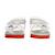 Sandales en cuir  à scratch Blanc   noir+Blanc fushia 5 - vertbaudet enfant 