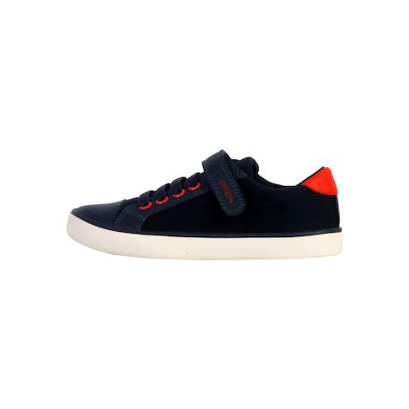 Baskets basses  à scratch Navy red 2 - vertbaudet enfant 