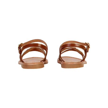 Sandales en cuir  à brides Tan 4 - vertbaudet enfant 