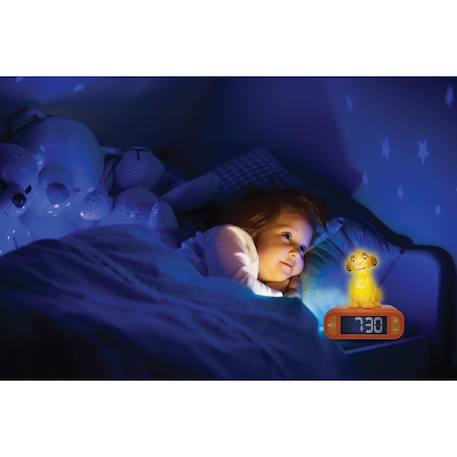 Réveil avec veilleuse simba 3d MULTICOLORE 6 - vertbaudet enfant 