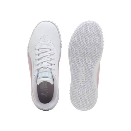 Baskets basses à lacets Blanc rose mauve+Noir lavender alert 6 - vertbaudet enfant 