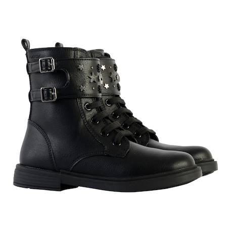 Bottes  à lacets Noir   gun 3 - vertbaudet enfant 