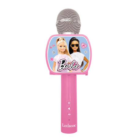 Micro karaoké sans fil barbie avec enceinte bluetooth MULTICOLORE 1 - vertbaudet enfant 
