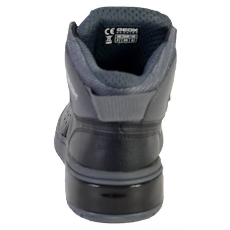 Baskets montantes  à lacets Noir gris foncé 3 - vertbaudet enfant 