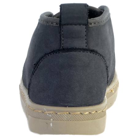 Baskets basses  à lacets  velours Noir+Or 3 - vertbaudet enfant 