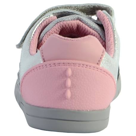 Baskets basses à scratch Argent 3 - vertbaudet enfant 