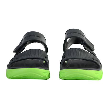 Sandales  à scratch Charbon citron vert 5 - vertbaudet enfant 