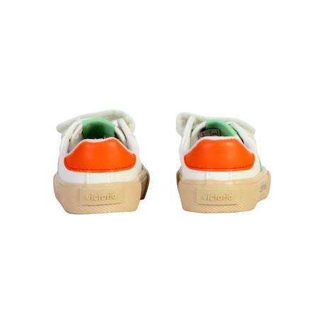Baskets basses  à scratch Marine+Petalo+Vert foncé 16 - vertbaudet enfant 