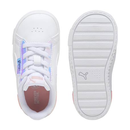 Baskets basses à lacets Blanc smoothie noir 4 - vertbaudet enfant 