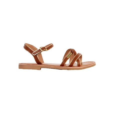 Sandales en cuir  à brides Tan 1 - vertbaudet enfant 