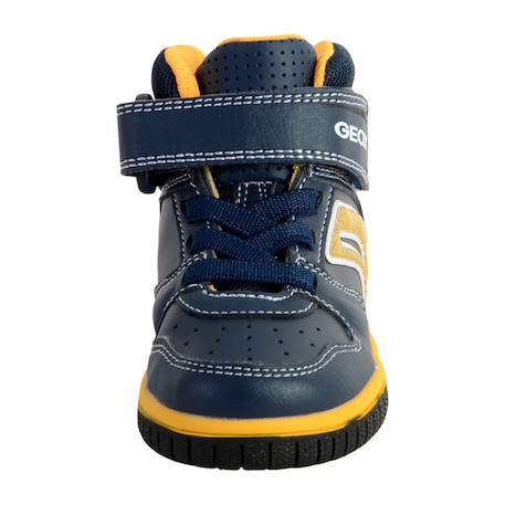 Baskets basses  à lacets  velours Bleu 4 - vertbaudet enfant 