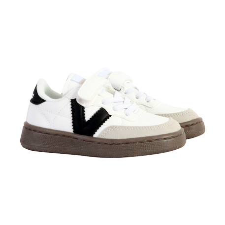 Baskets basses  à scratch Blanco+Noir 3 - vertbaudet enfant 